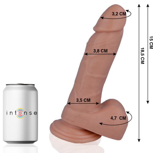 PENE REALÍSTICO 18.5 CM -O- 3.8 CM