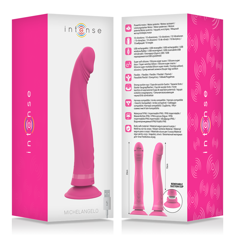 MICHELANGELO DILDO VIBRADOR SILICONA