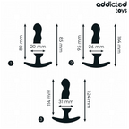 SET DE 3 PLUG ANAL SILICONA