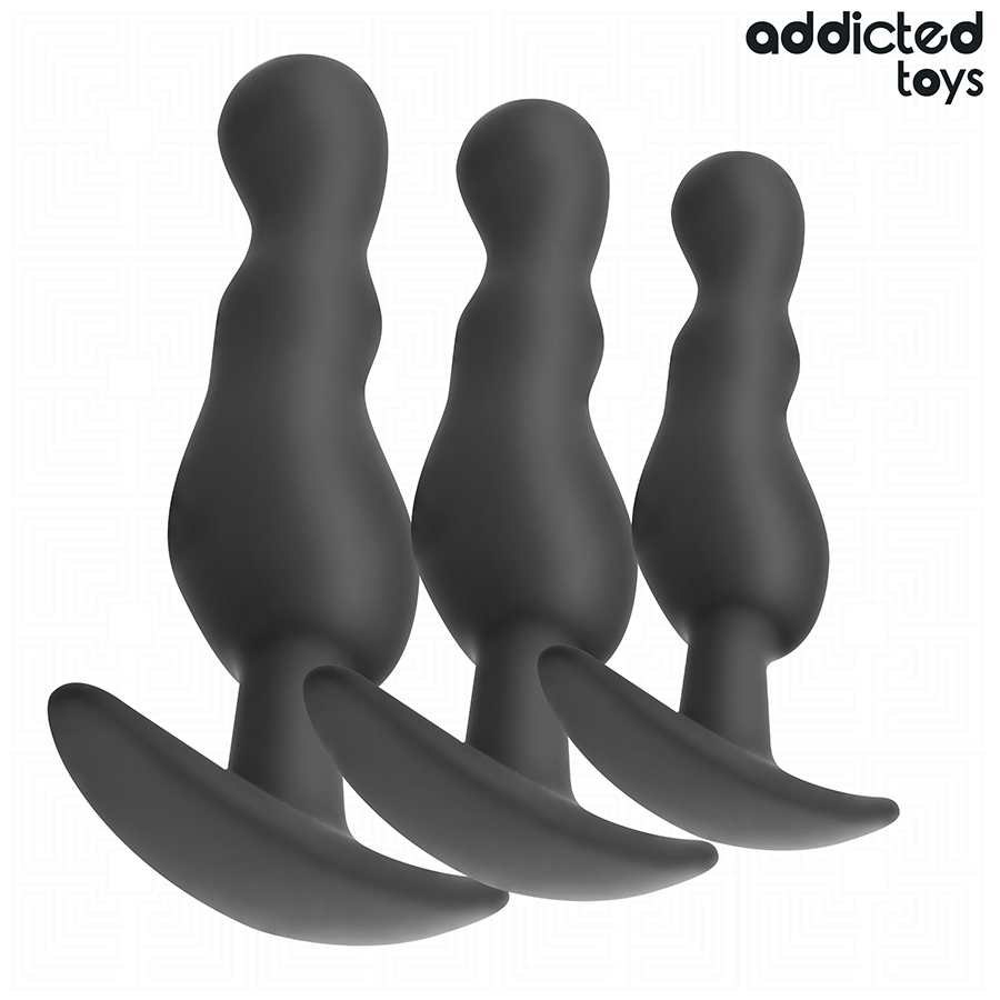 SET DE 3 PLUG ANAL SILICONA