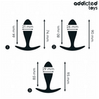 SET DE 3 PLUG ANAL SILICONA