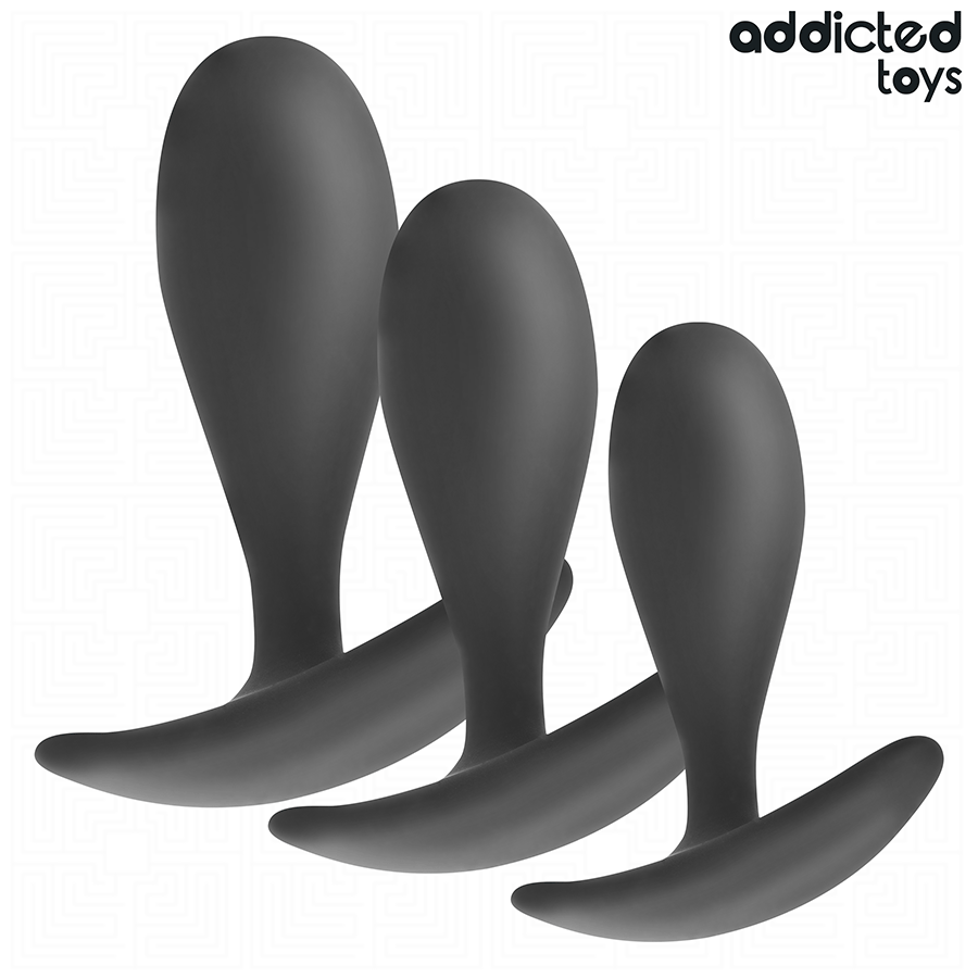 SET DE 3 PLUG ANAL SILICONA