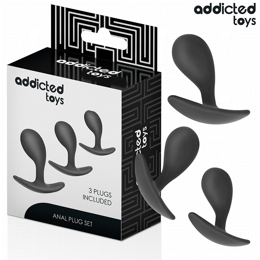 SET DE 3 PLUG ANAL SILICONA