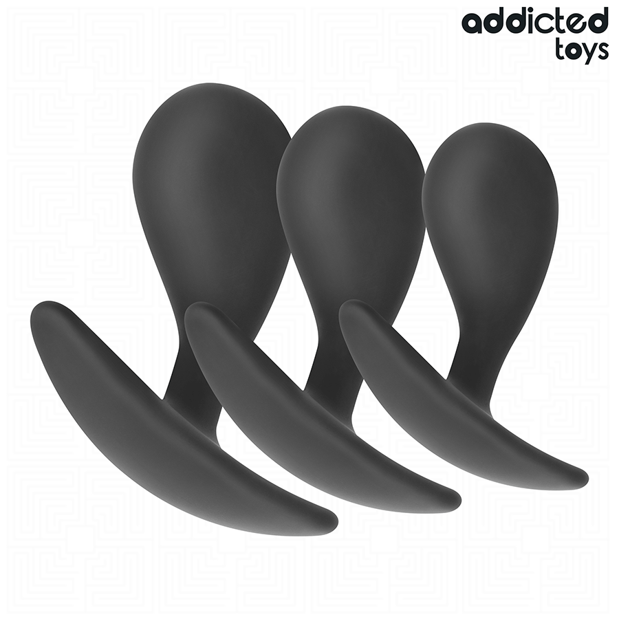 SET DE 3 PLUG ANAL SILICONA