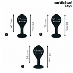 SET DE 3 PLUG ANAL SILICONA
