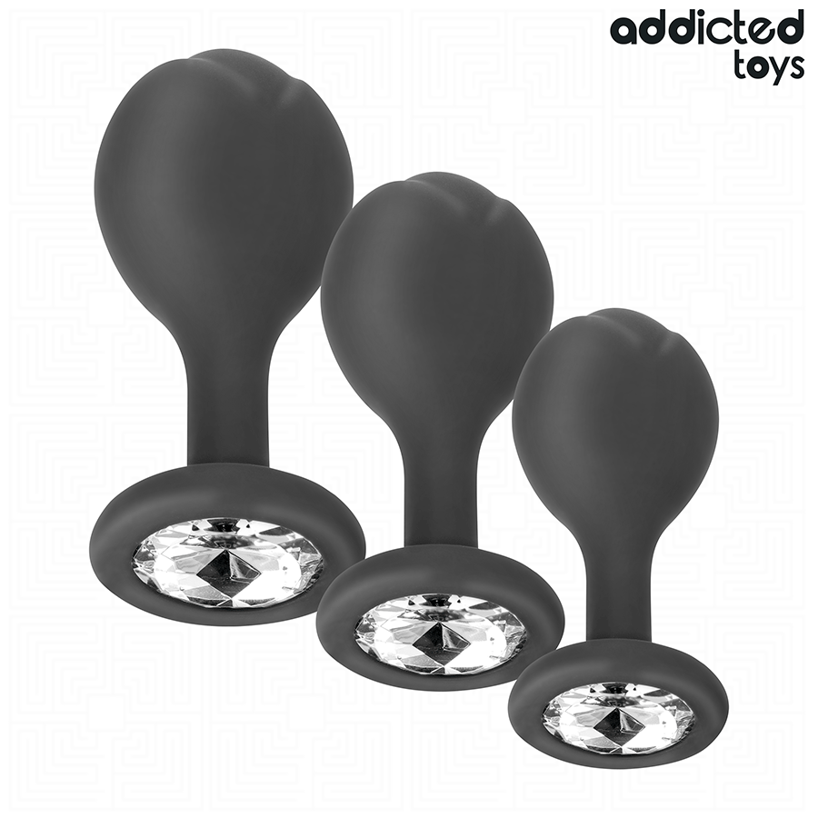 SET DE 3 PLUG ANAL SILICONA