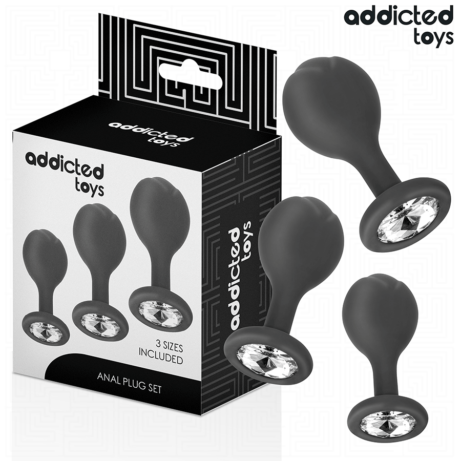 SET DE 3 PLUG ANAL SILICONA