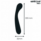 MASAJEADOR ANAL DOBLE SILICONA 22,5 CM