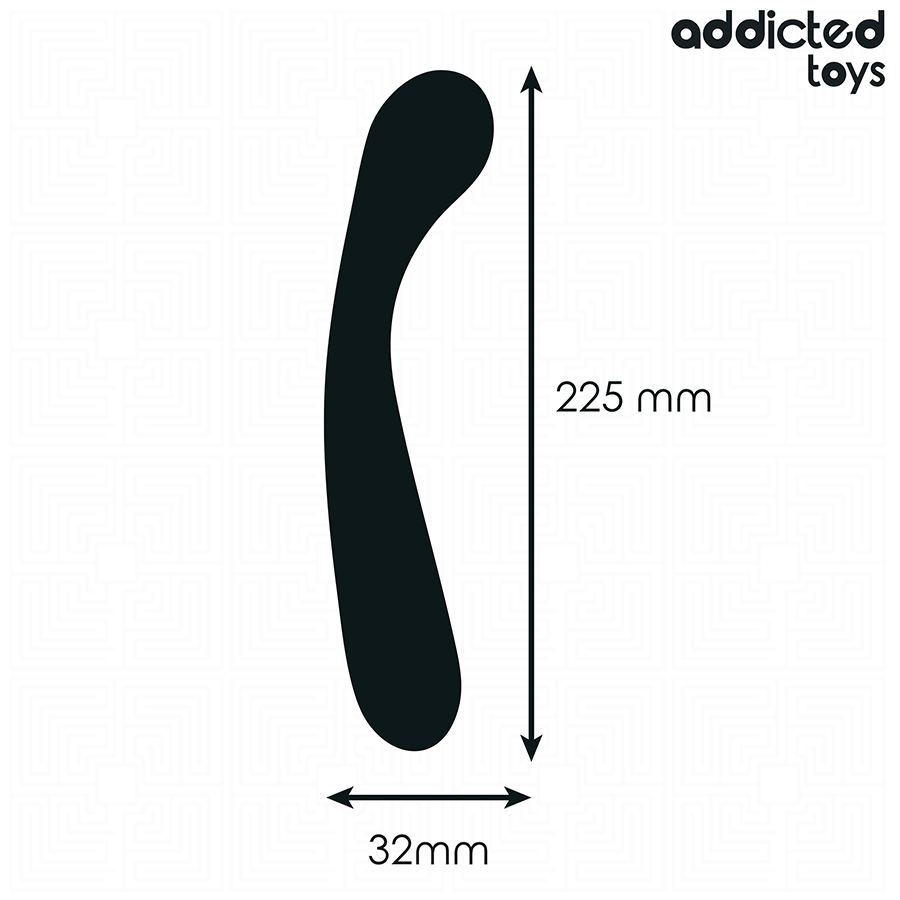 MASAJEADOR ANAL DOBLE SILICONA 22,5 CM