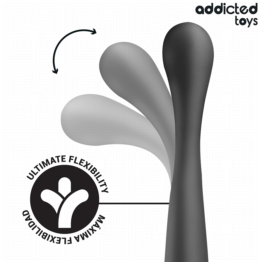 MASAJEADOR ANAL DOBLE SILICONA 22,5 CM