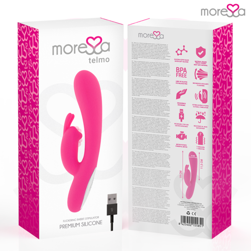 VIBRADOR DE CONEJO CON CALOR CORPORAL