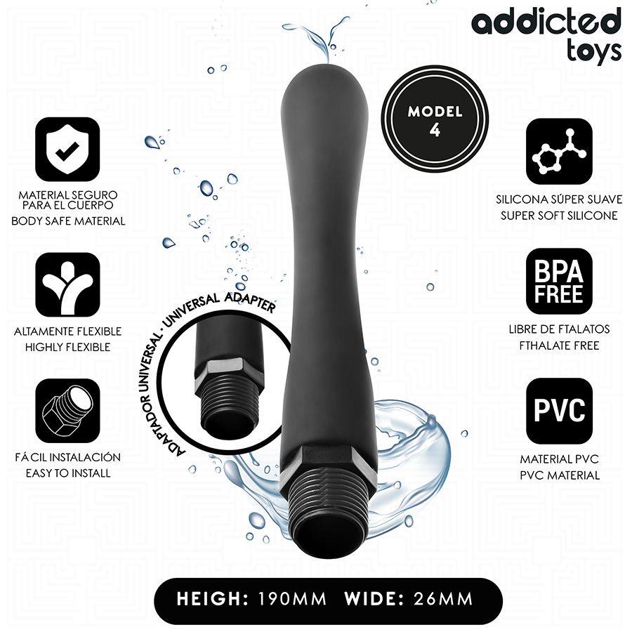 LIMPIADOR ANAL CON ADAPTADOR UNIVERSAL