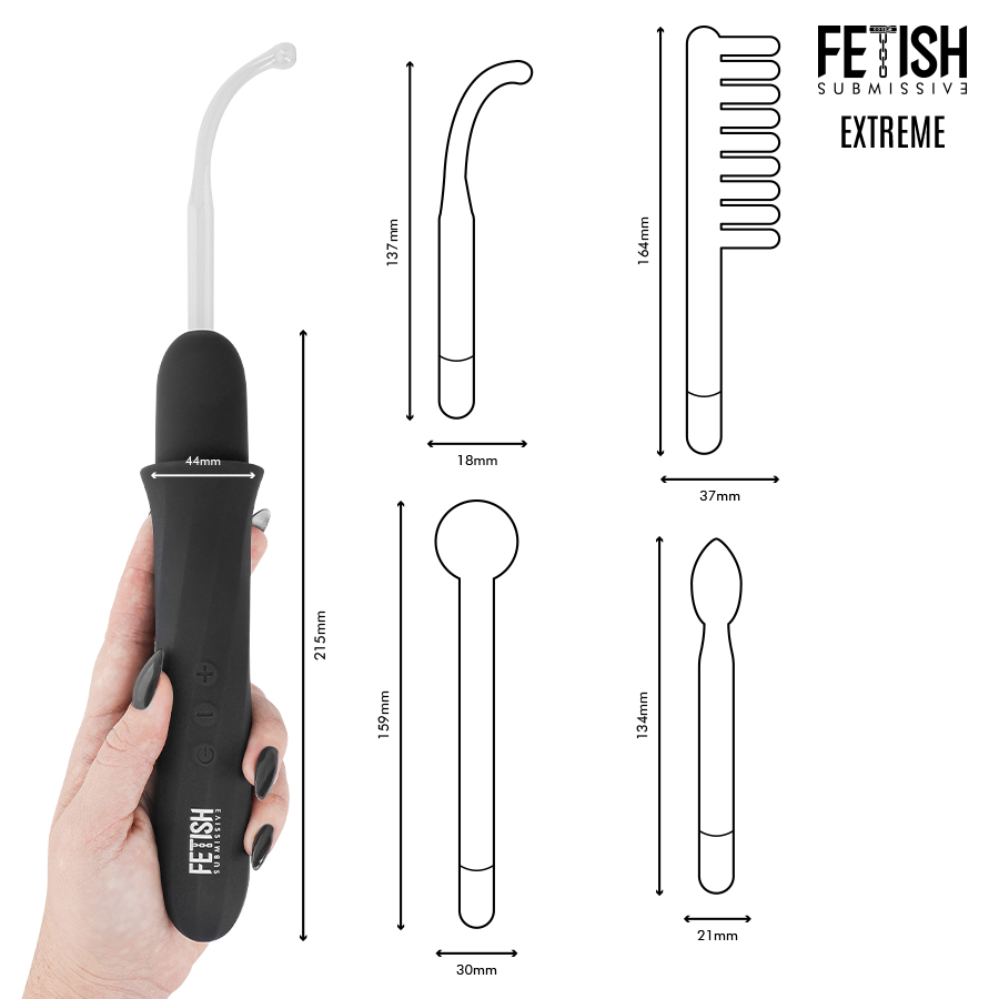 VIBRADOR ELECTROESTIMULACIÓN ALTA FRECUENCIA