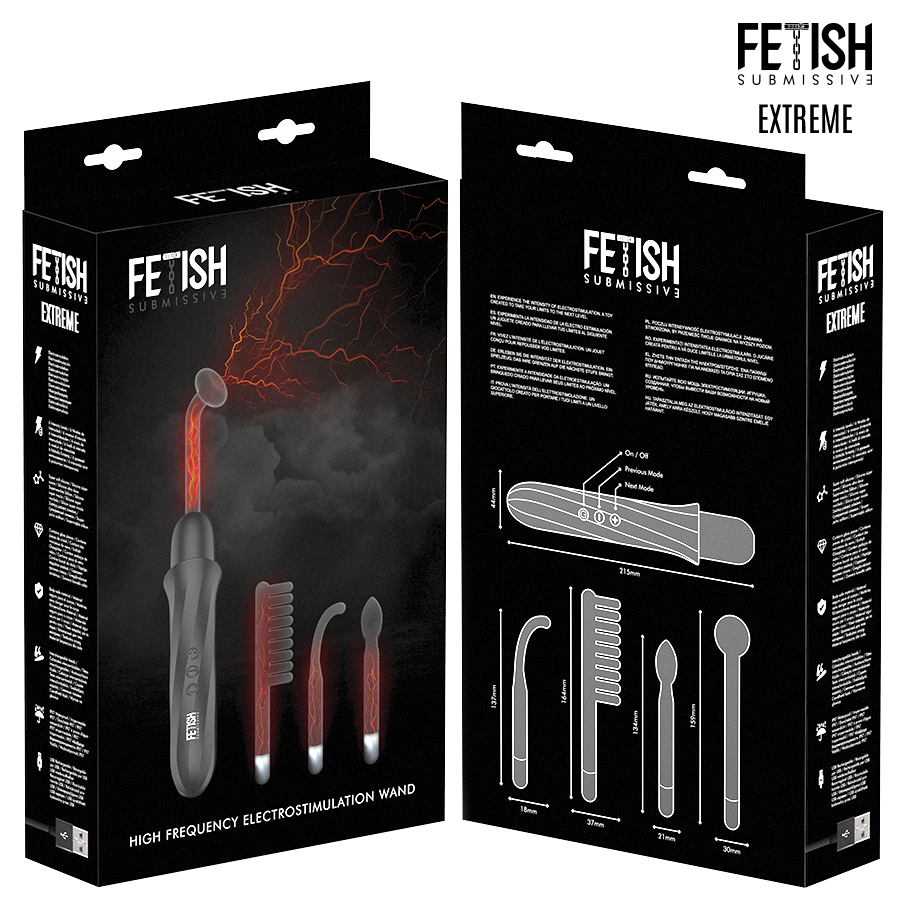 VIBRADOR ELECTROESTIMULACIÓN ALTA FRECUENCIA